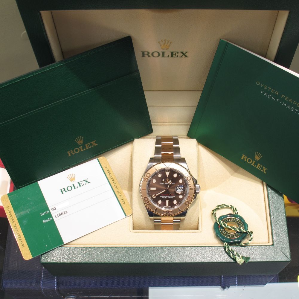 Buy Pre-Owned Rolex 40MM Yachtmaster (2019)Rose Gold And Stainless