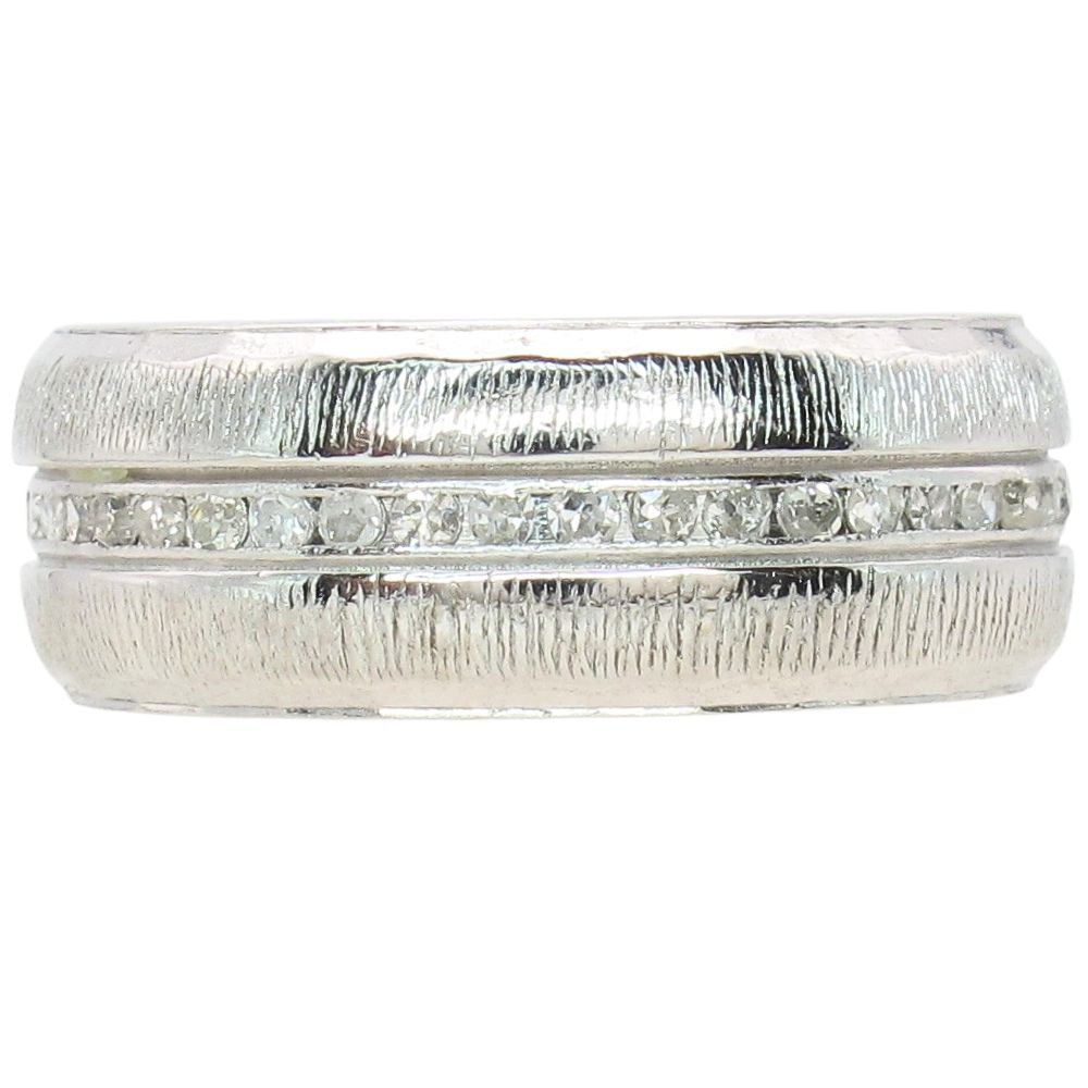 Vintage Mid Century Diamond Eternity Band 14K