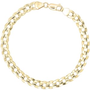 Curb Link Bracelet 14K Yellow Gold full