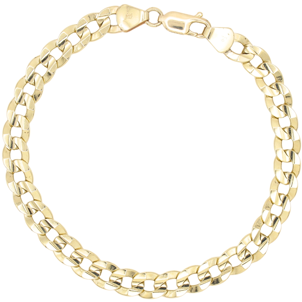 Curb Link Bracelet 14K Yellow Gold
