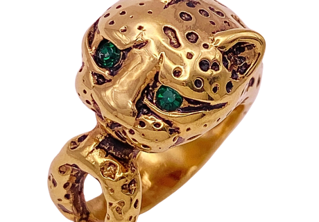 Leopard Ring 18KYG