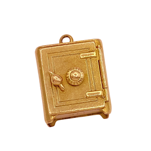 Mechanical Safe Charm 14KYG