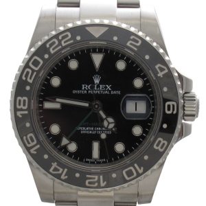 Pre-Owned Rolex 40MM GMT Master II (2014) Stainless Steel Model 116710LN