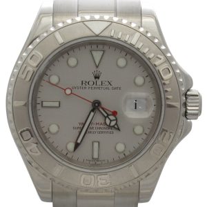 Pre-Owned Rolex 40MM Yachtmaster (2002) Stainless Steel And Platinum 16622