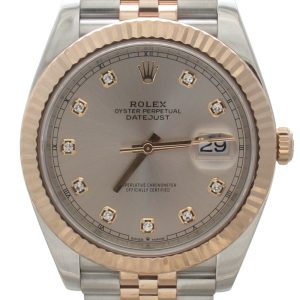 Pre-owned Rolex 41MM Rose Gold And Stainless Steel Datejust (2024) Model 126331 (Copy)
