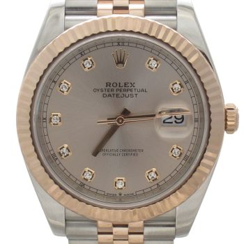 Pre-owned Rolex 41MM Rose Gold And Stainless Steel Datejust (2024) Model 126331 (Copy)