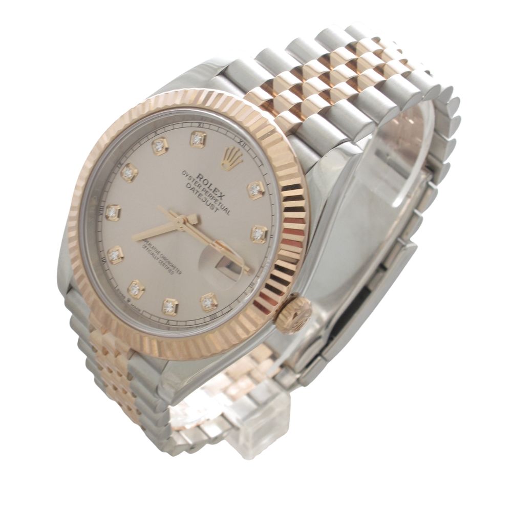 バ*ト様 ROLEX OYSTER PERPETUAL DATEJUST Buy 2024 Rolex Datejust 41MM Rose Gold And Steel Online | Arnold