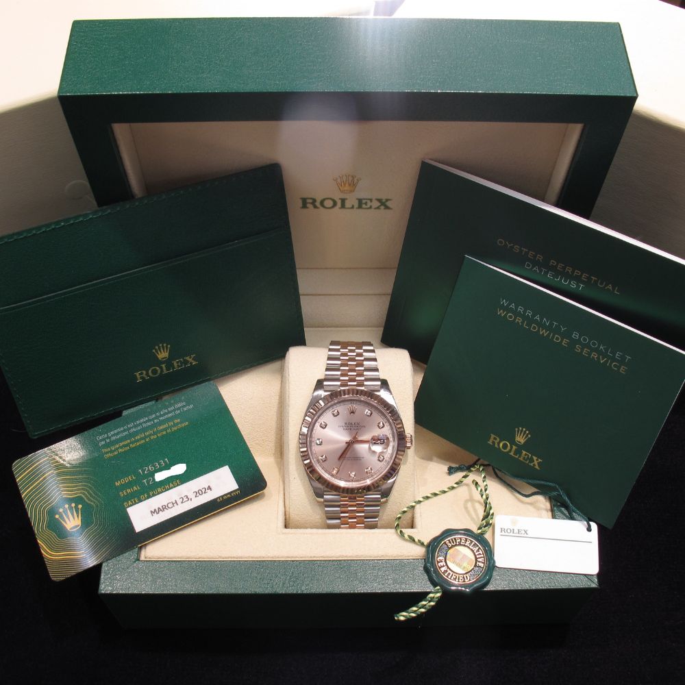 Buy 2024 Rolex Datejust 41MM Rose Gold And Steel Online | Arnold