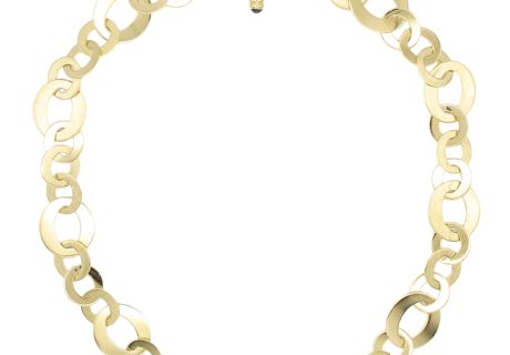 Roberto Coin Chic And Shine Circle Necklace 18K Gold