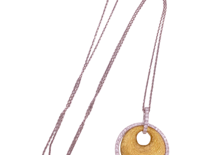 Simon G Diamond Necklace .43 Tw 18K