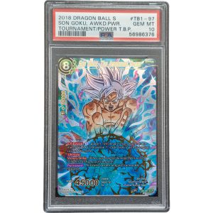 Buy Son Goku AWKD. PWR. #TB1-97 PSA 10 Dragon Ball Card Online