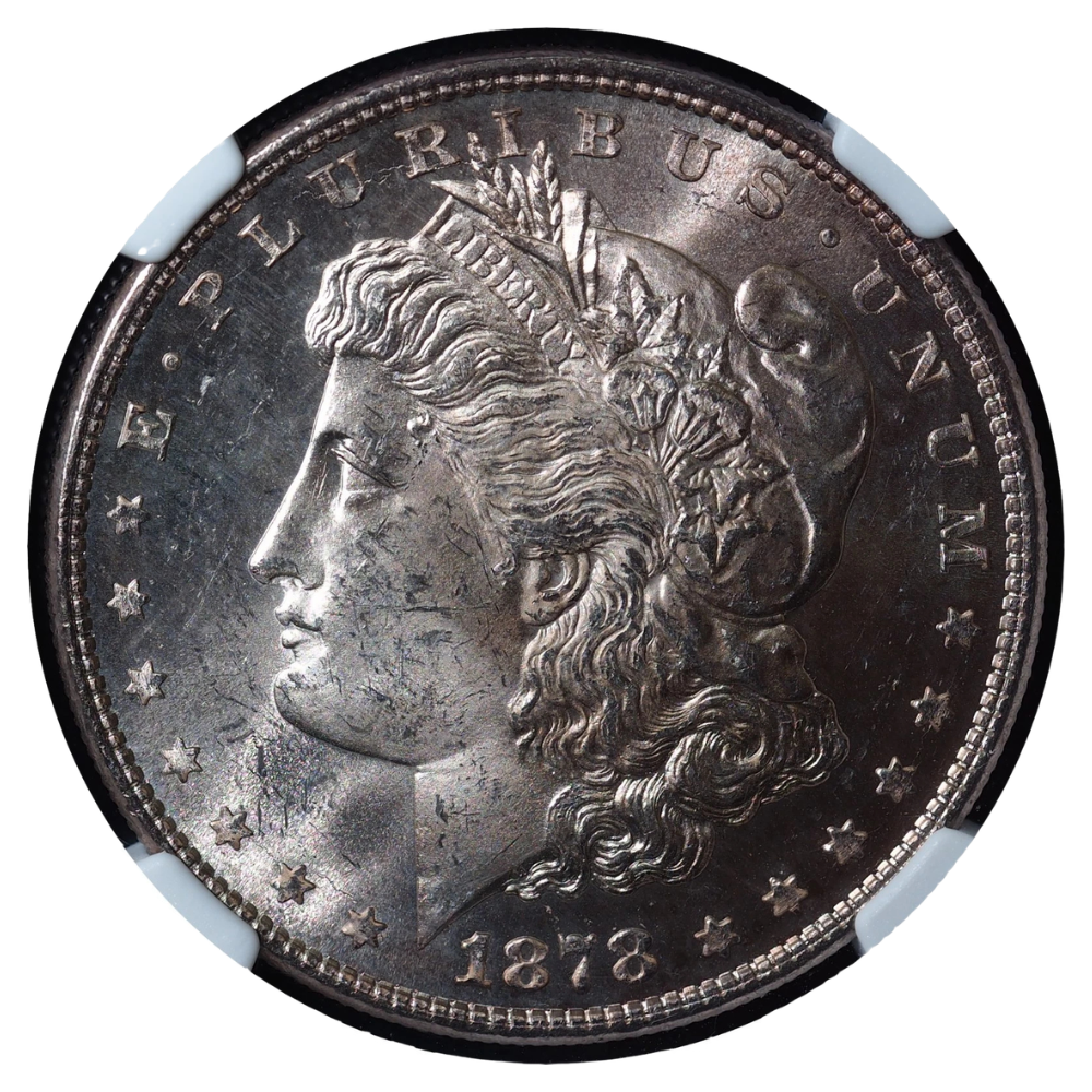 1878 8TF Morgan Dollar MS63 NGC & CAC