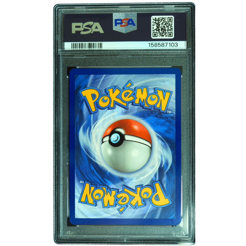 rare pokemon card back How to verify authenticity of Weakness Psychic 2 Retreat Cost Buy Alakazam ex #201/165 Scarlet