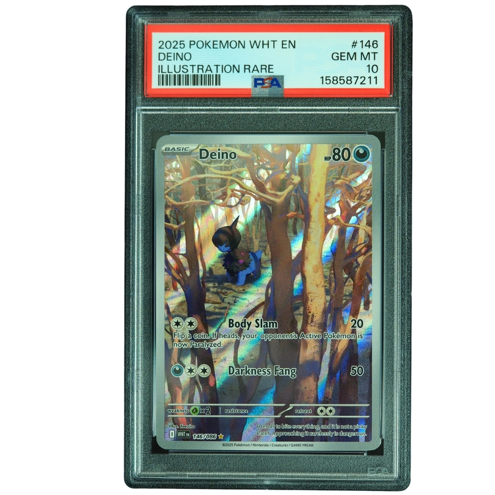 pokemon white flare rare cards Japanese - - DELUXE Box SV11W No Shrink RarityBlack White Rare Hit Points230 HP Colorless Buy Deino #146/086 White Flare