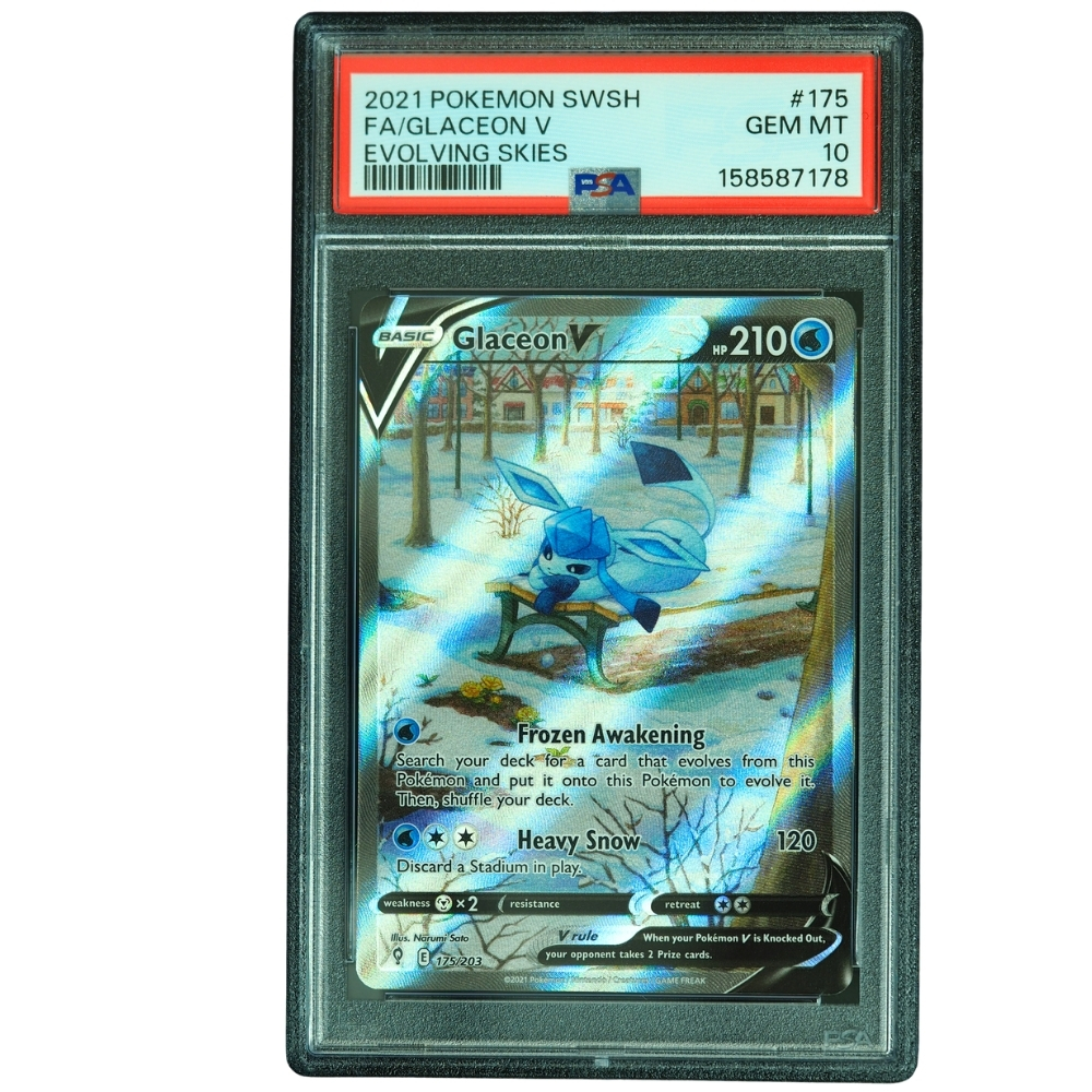 pokemon card glaceon – V SWSH196 – Black Star Promo – Single Card– Single : Toys & Games Stage 1 Buy Glaceon V #175/203 Evolving