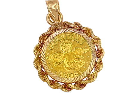 Guardian Angel 24K Pendant