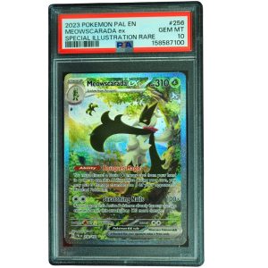 Meowscarada ex #256193 Paldea Evolved SIR Holo PSA 10 Pokemon Card Front