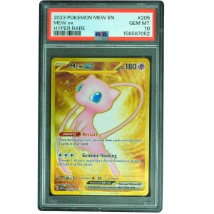 Mew ex #206_165 SV_ 151 (MEW) HR Holo PSA 10 Pokemon Card Front