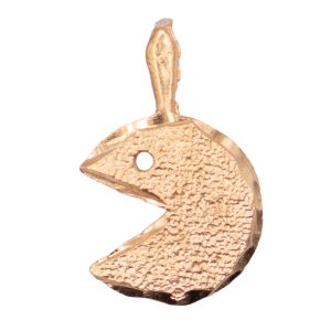 Pacman Charm 14k Yellow Gold (0.55g)