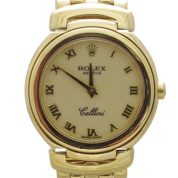 Pre-Owned Ladies 26MM Rolex Cellini (1990) 18kt Yellow Gold Model 6621
