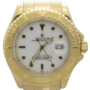 Pre-Owned Rolex 40MM Yachtmaster (1999) 18Kt Yellow Gold #16628