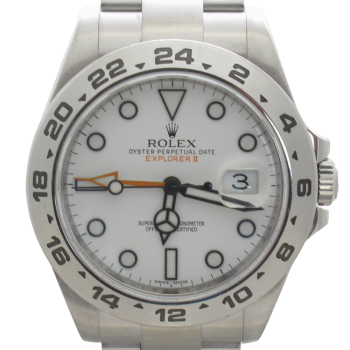 Pre-Owned Rolex 42MM Explorer II (2015) Stainless Steel 216570