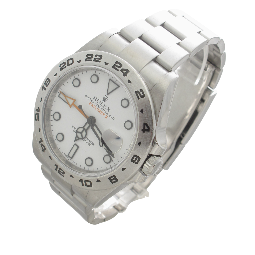 Buy Pre-Owned Rolex 42MM Explorer II (2015) Stainless Steel 216570