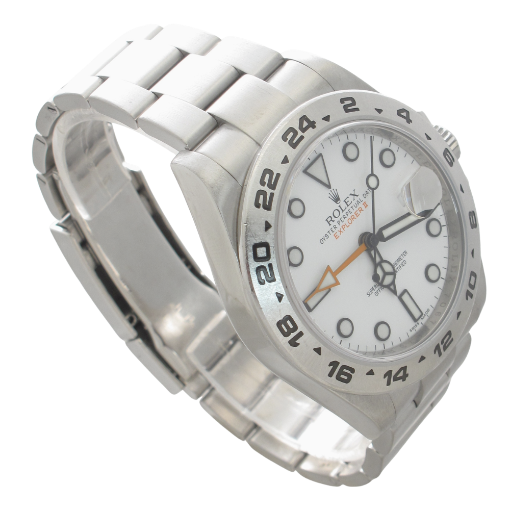 Buy Pre-Owned Rolex 42MM Explorer II (2015) Stainless Steel 216570