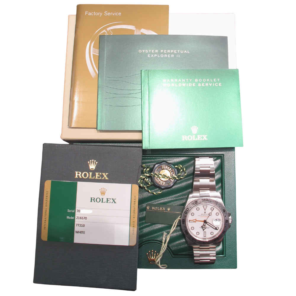 Buy Pre-Owned Rolex 42MM Explorer II (2015) Stainless Steel 216570