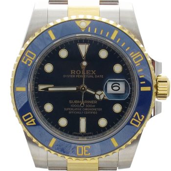 Pre-Owned Rolex Unpolished 40MM Two Tone Submariner (2019) Model 116613LB