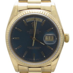 Pre-owned Rolex 36mm Day-Date Presidential (1979) 18k Yellow Gold 18038