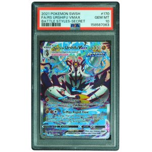 Rapid Strike Urshifu VMAX #170_163 Battle Styles SR Holo PSA 10 Pokemon Card Front