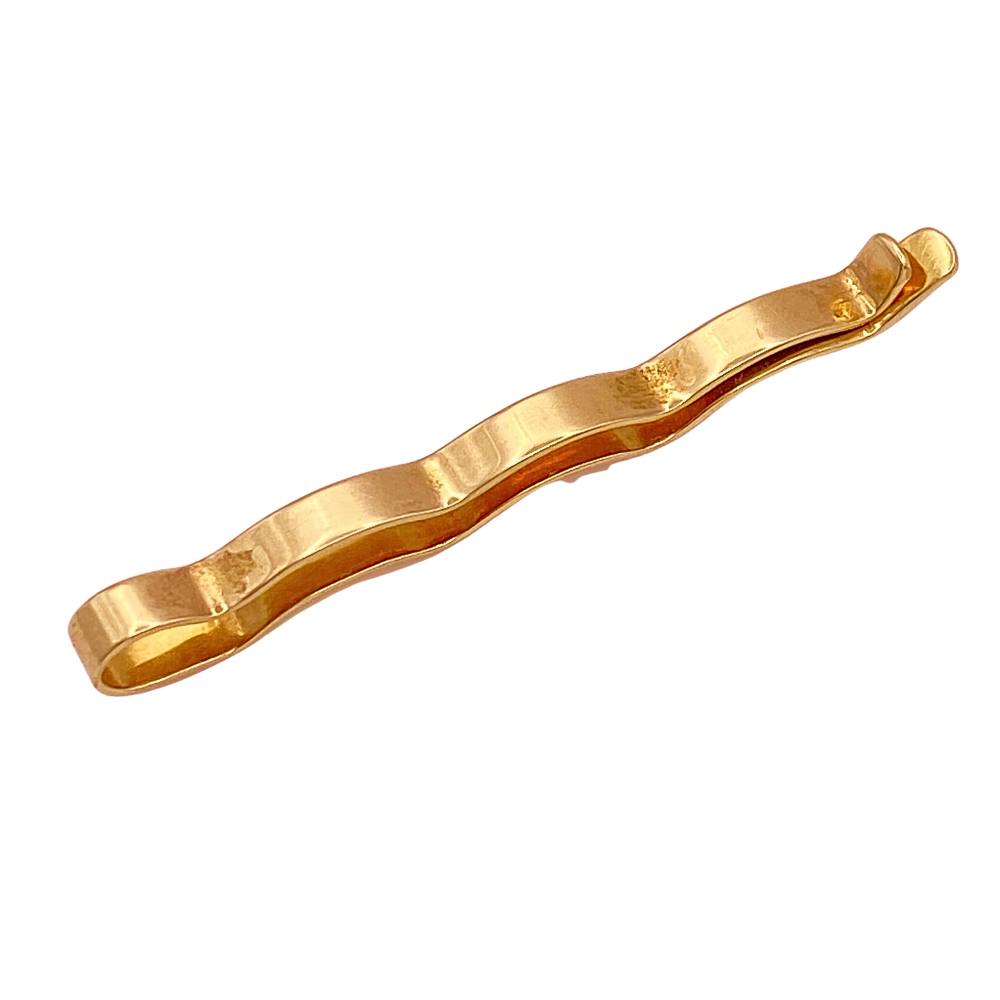 Solid 14K GOLD Hair Pin Barette 3.3 Grams