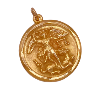 St Michael Archangel Medal 14KYG