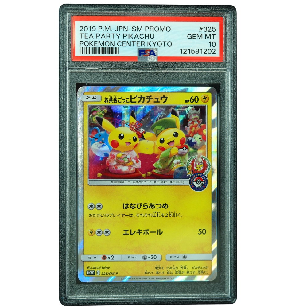 Buy Tea Party Pikachu #325/SM-P Pokémon Center Kyoto Holo PSA 10