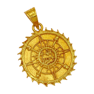 Viking Compsaa Pendant Charm 14KYG