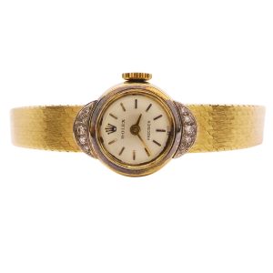 Vintage Rolex Precision 18k Gold Watch