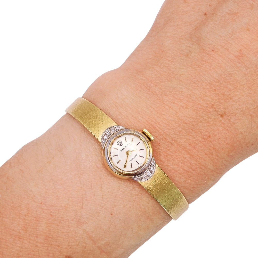 Buy Vintage Ladies Rolex Precision Cocktail Watch 18k Movement
