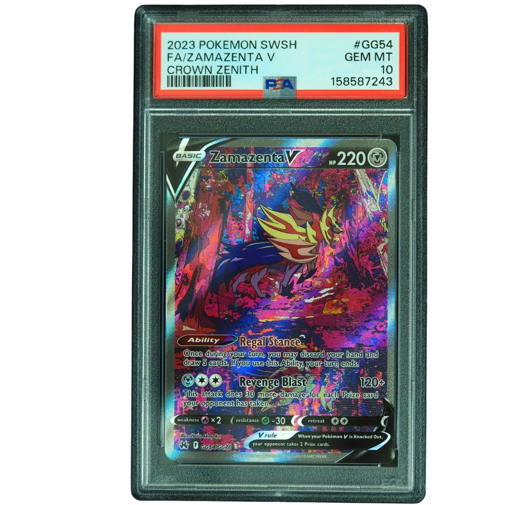 zamazenta v pokemon card Zacian & V - Celebration Lot - Legendary Ultra Rare Holo Foil 30 Retreat Cost Pokemon Zamazenta V 232/172 VSTAR