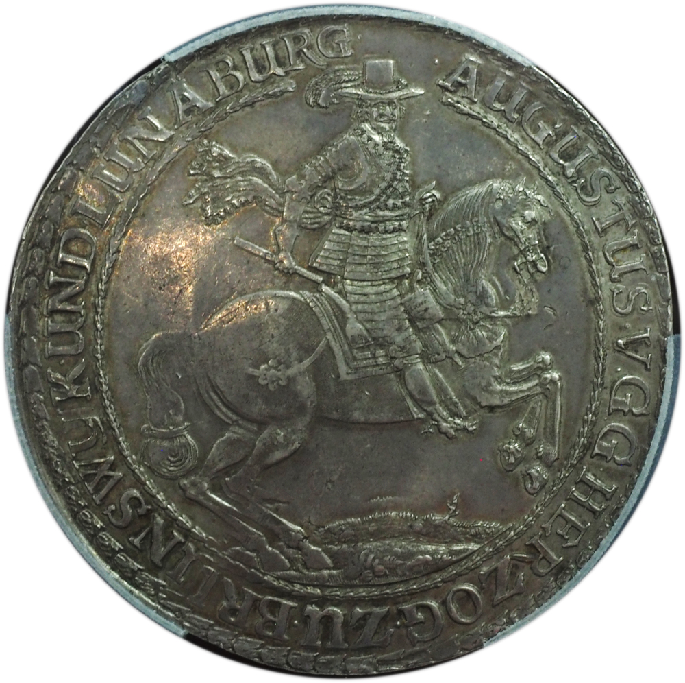 Buy 1655-HS Germany Brunswick-Wolfenbüttel 2 Taler AU58 PCGS