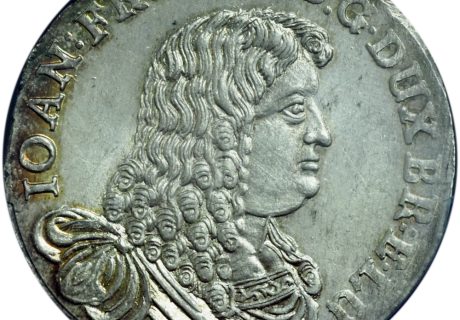 1677 Brunswick-Lüneburg 2/3 Taler MS62 PCGS