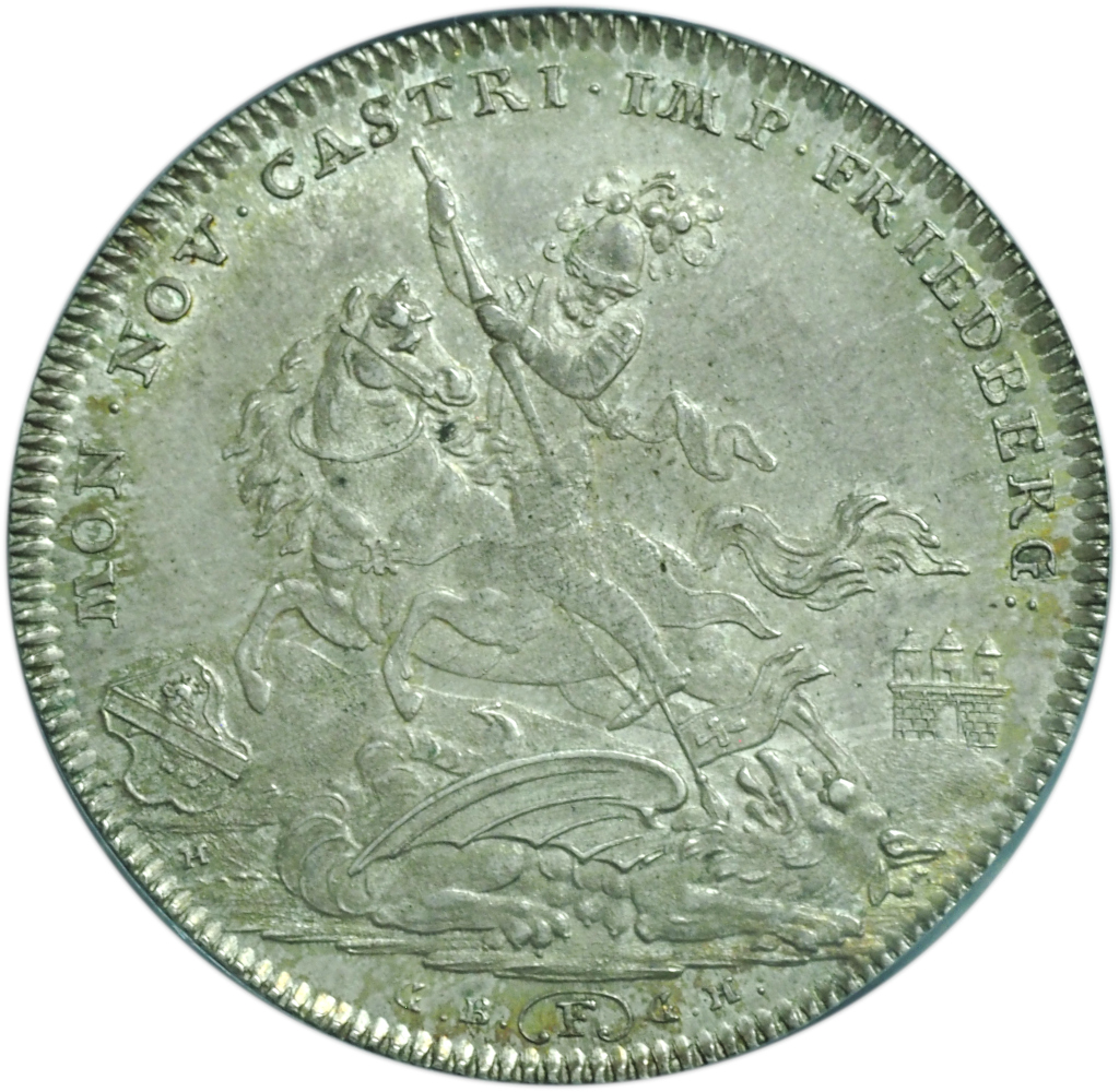 1804-GBFGH Friedberg German Taler Dav-655 MS63 PCGS
