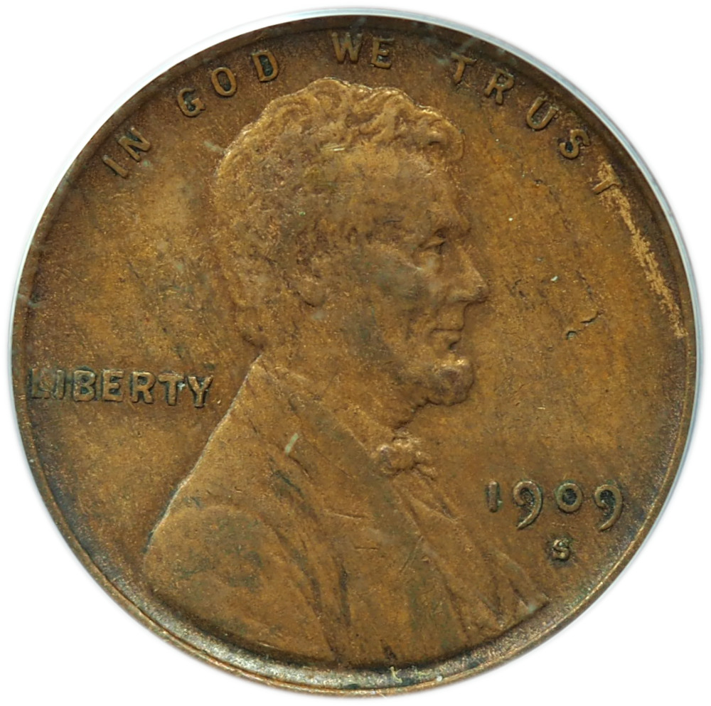 1909-S VDB Lincoln Cent XF40 PCGS OGH