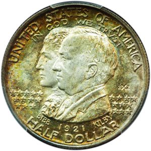 1921 Alabama 2x2 Commemorative Half Dollar MS66 PCGS