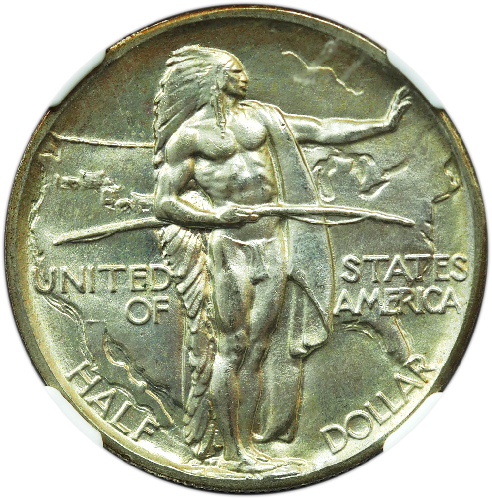 1938 Oregon Trail Commemorative Half Dollar MS67+ NGC & CAC
