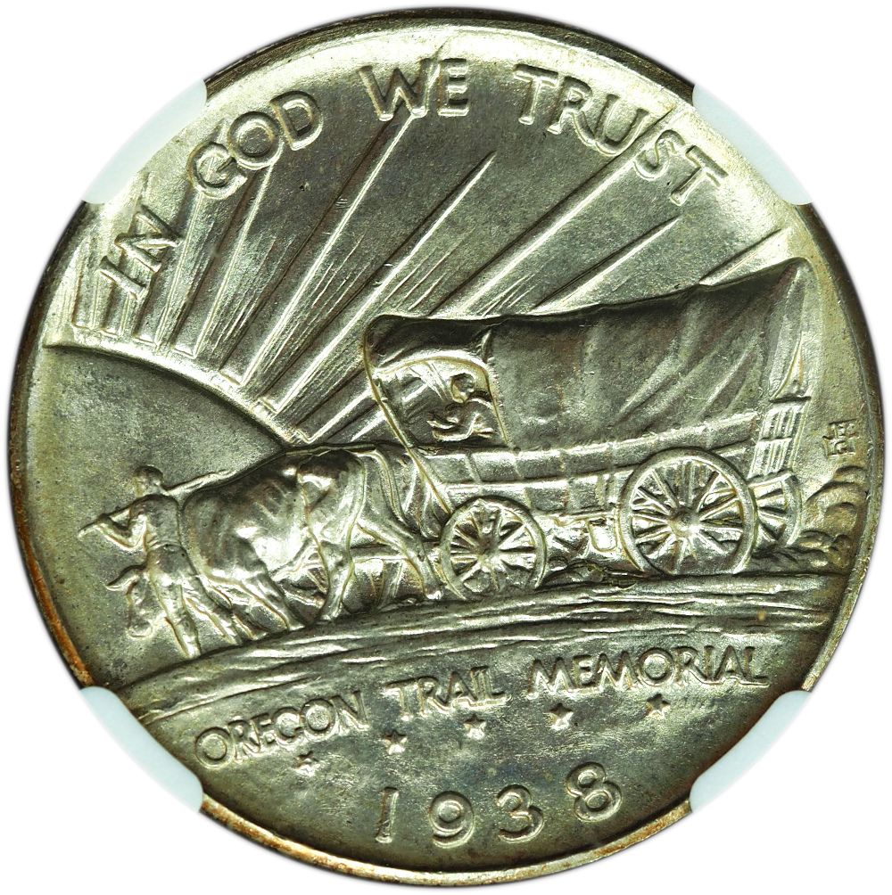 Buy 1938 Oregon Trail Commemorative Half Dollar MS67+ NGC & CAC