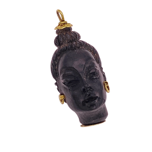 Blackamoor Charm Ebony 18K Gold