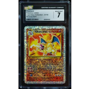 2002 Pokémon Charizard #3 Legendary Collection Reverse Holo CGC 7