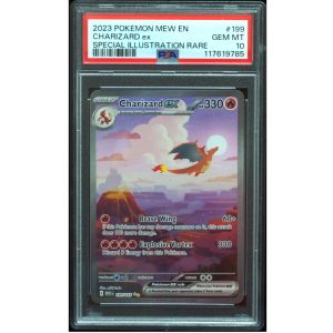 2023 Pokémon 151 Charizard ex #199 Special Illustration Rare PSA 10