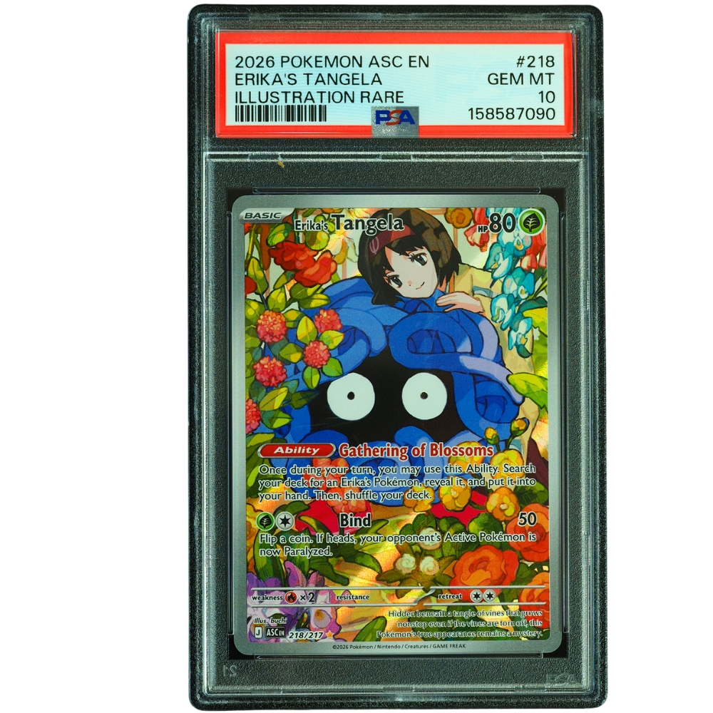Erika’s Tangela #218/217 Ascended Heroes Illustration Rare PSA 10 Pokémon Card